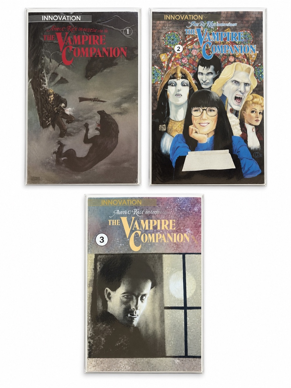 Anne Rice The Vampire Companion Comic Books #1–3 Complete Set Innovation